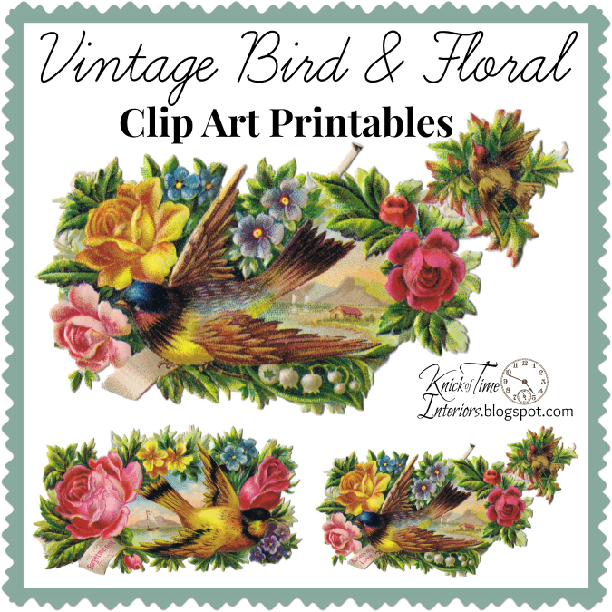free clipart of vintage birds - photo #43