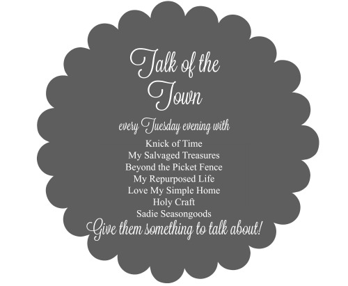Talk of the Town link party button