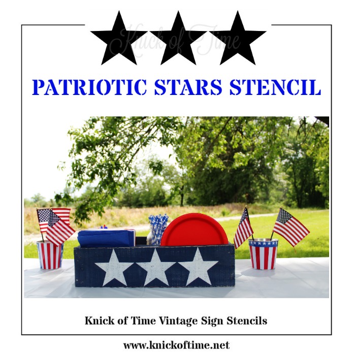 DIY Pallet Wood Patriotic Party Picnic Crate - Knick of Time