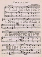 What Child is This  Antique Sheet Music Printable from Knick of Time