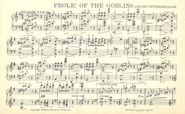 sheet music - frolic of the goblins 001