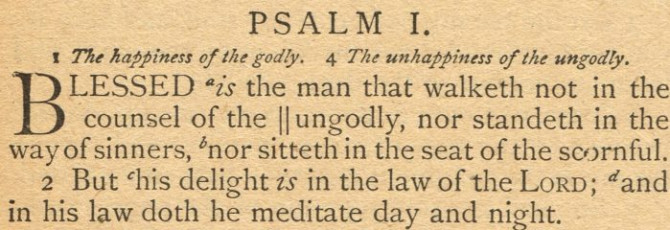 psalm 1 001