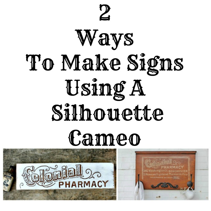 How to Make Signs with Contact Paper and Silhouette Cameo 3 | knickoftime.net