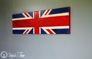 Union Jack Flag Sign via Knick of Time