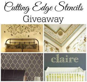 Cutting Edge Stencils Giveaway