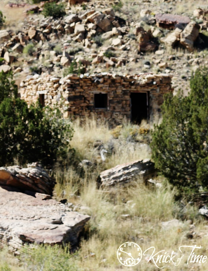 New Mexico stone walls abandoned house