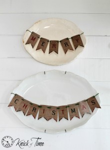 Burlap Christmas Banner Printable - 12 Days of Christmas {Day 8 ...