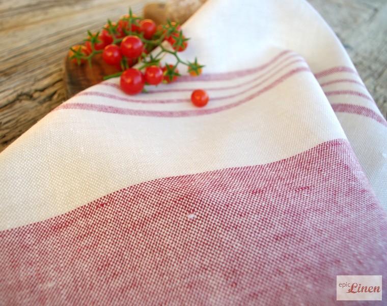 Tea Towel Raspberry EpicLinen GIVEAWAY - Knick of Time
