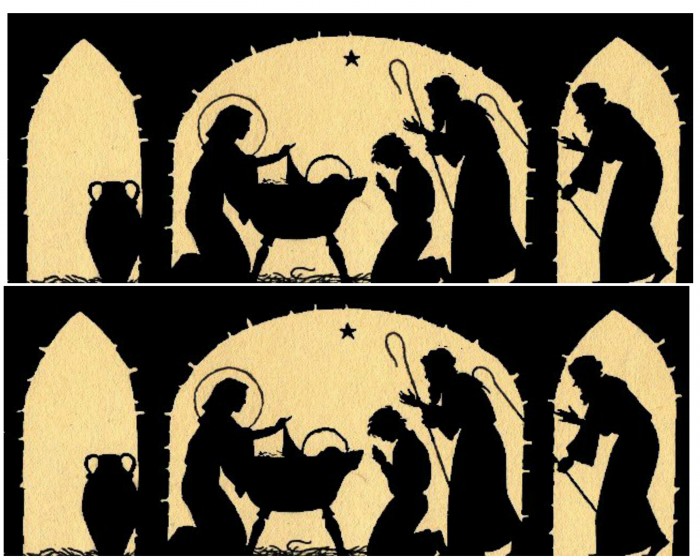 Nativity Silhouette Printable