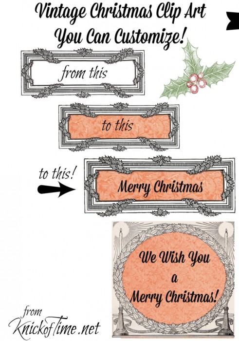Vintage Christmas Clip Art