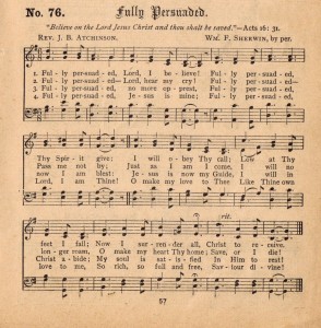 hymn book fully persuaded