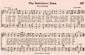 Christmas Music Page Hymn The Bethlehem Babe][
