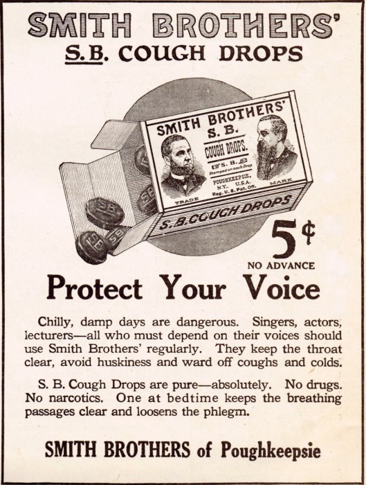 antique advertisement smith brothers cough drops