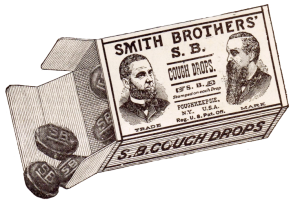 antique advertisement smith brothers cough drops copy