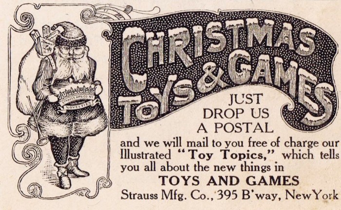 Antique Christmas Advertisemenet