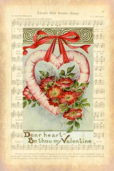 Vintage Valentine Printables