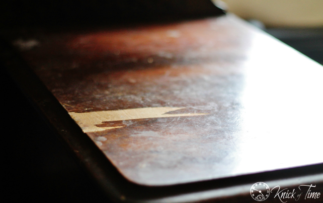 dressing table damaged veneer