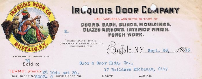 1900's invoice