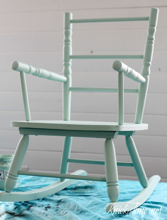 painted rocking chair