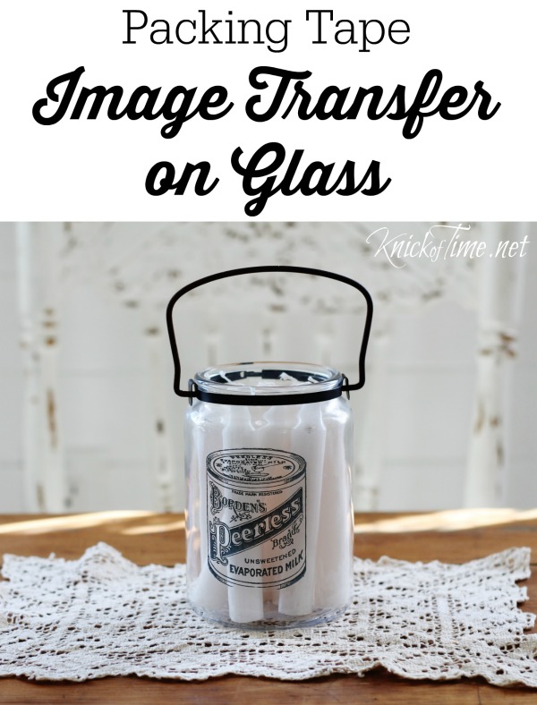 image transfer on glass