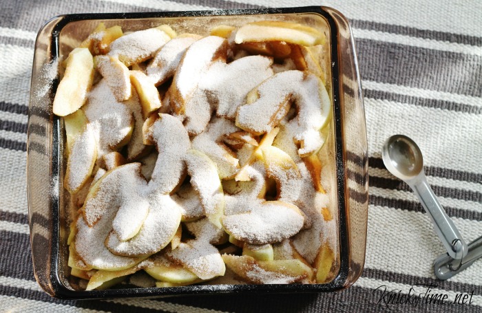 hot apple crisp