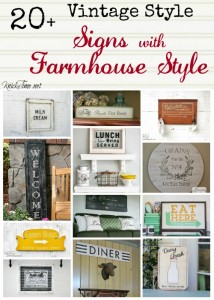 vintage signs farmhouse style