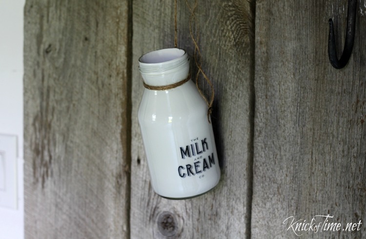 milk and cream co. milk bottle