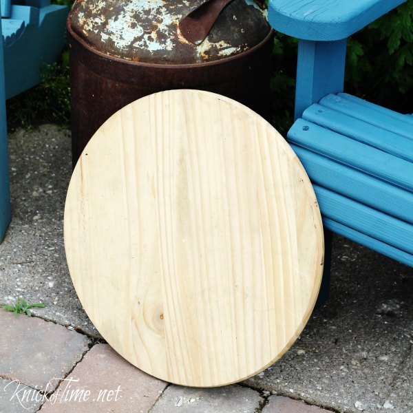 round wood table top