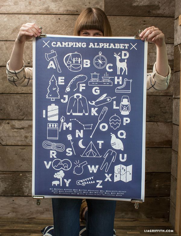 camping poster