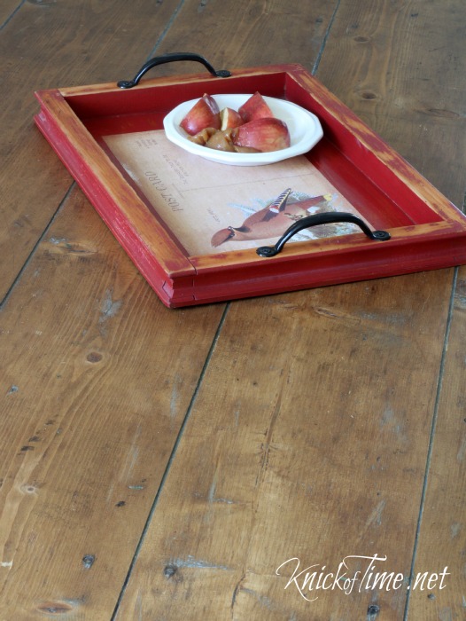Red Bed Tray - KnickofTime.net