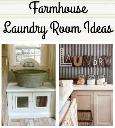 Farmhouse Friday Farmhouse Laundry Room Ideas - KnickofTime.net