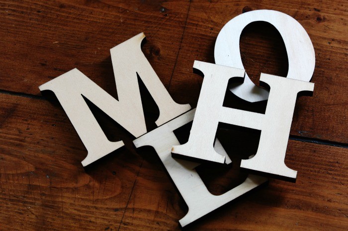 wood craft letters