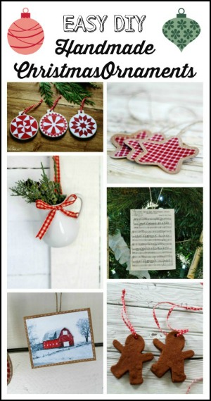 Handmade DIY Christmas ornaments at Knick of Time