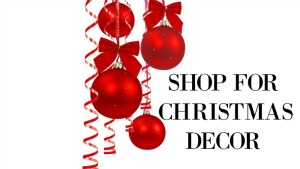 shop for Christmas decor