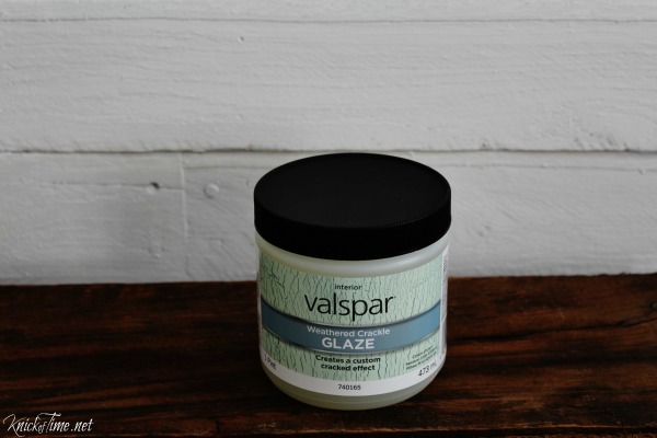 valspar Weathered Crackle Glaze product review - KnickofTime.net