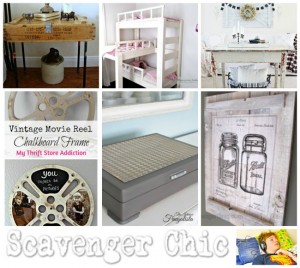 Repurposed, Upcycled and Scavenged Decor features at Talk of the Town - KnickofTime.net
