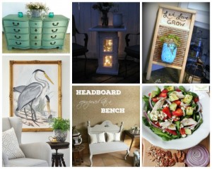 Talk of the town April link party features at Knick of Time - KnickofTime.net