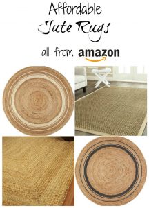10 Affordable Jute Rugs You Can Buy on Amazon | Knick of Time Farmhouse Style Design Board | www.knickoftime.net