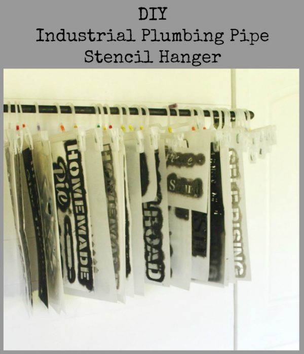 Industrial Pipe Stencil Storage Hanger + Stencils Clearance Sale ...