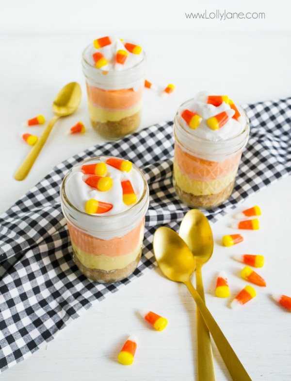 Candy Corn Cheesecake by Lolly Jane