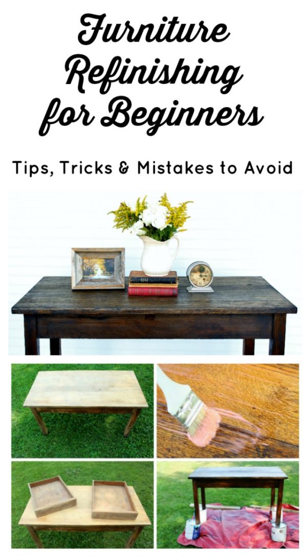Picture of Furniture Refinishing for Beginners| Refinishing an Antique Coffee ...