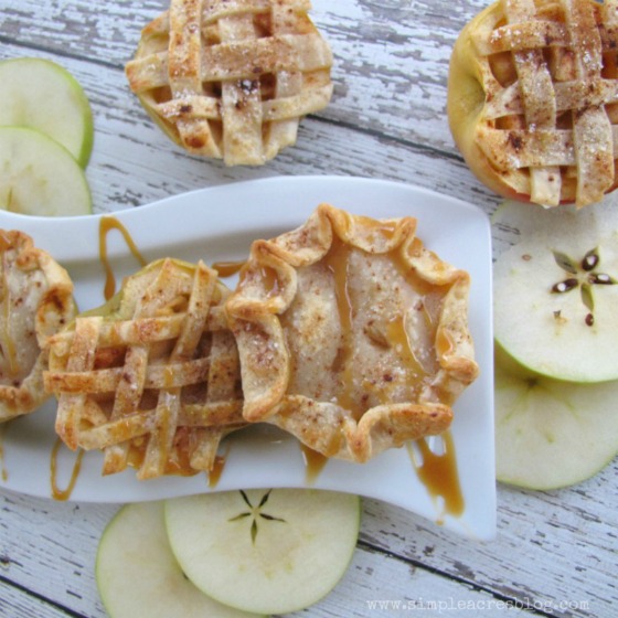 Easy Apple Pie Bites at Lolly Jane