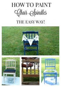 How to paint furniture spindles the easy way! | www.knickoftime.net