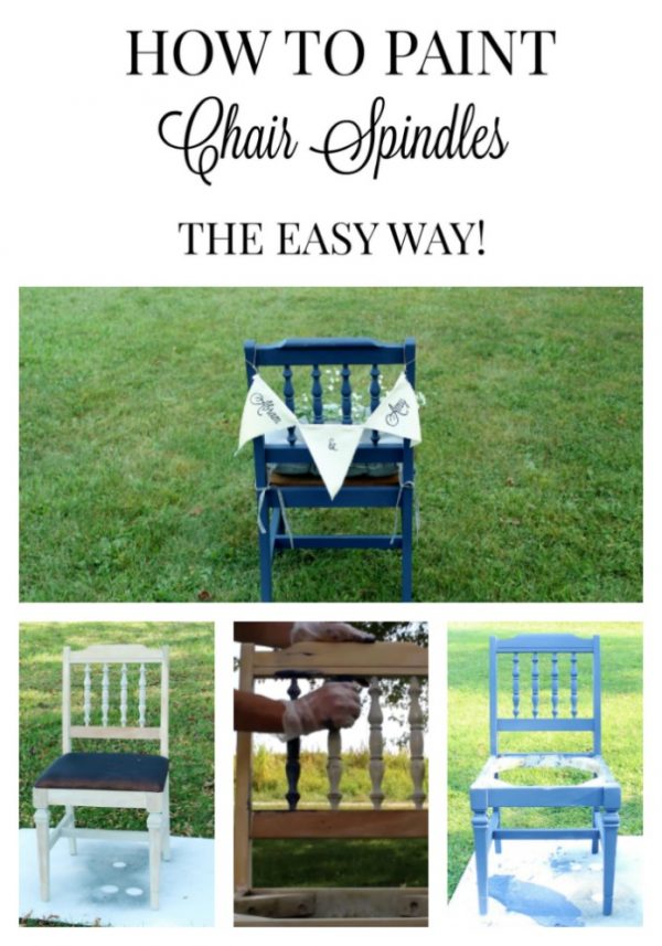 How to Paint Chair Spindles the Easy Way Knick of Time