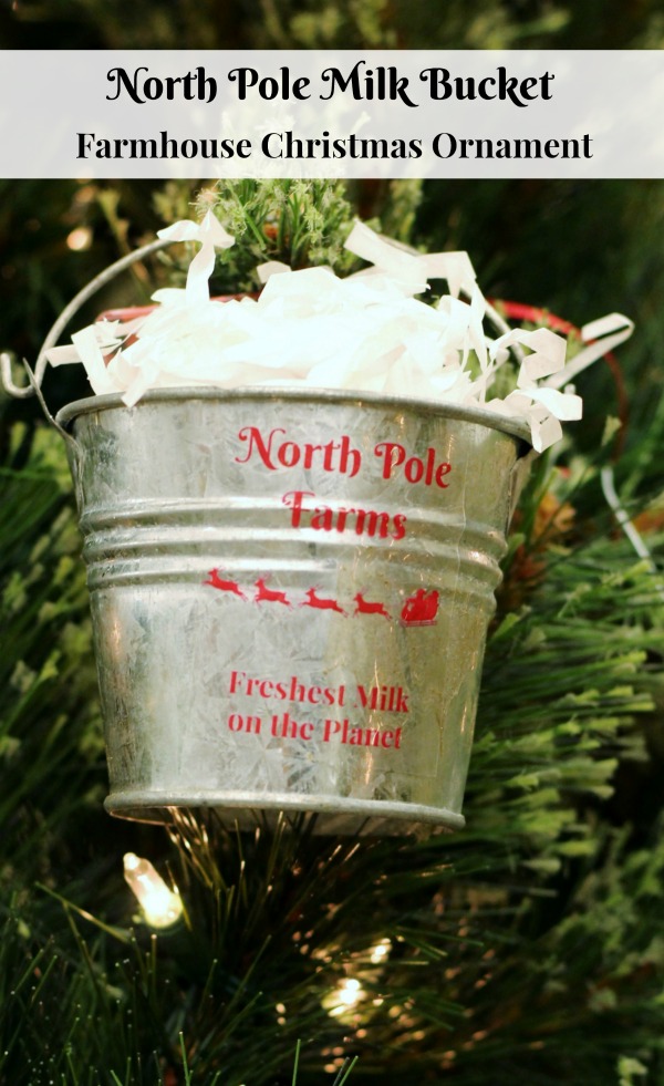 The cutest little DIY farmhouse Christmas Ornament straight from the North Pole! | www.knickoftime.net