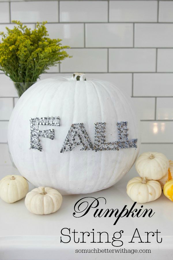 Pumpkin String Art by So Much Better with Age