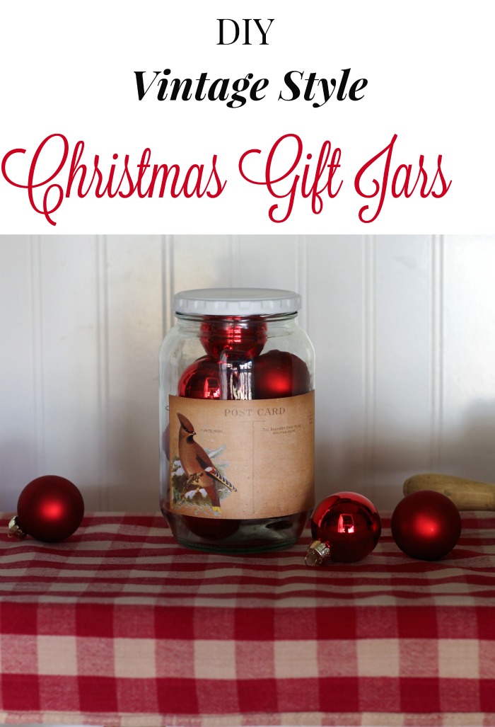 DIY Vintage Style Christmas Cookies and Gift Jars | www.knickoftime.net