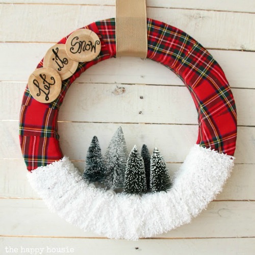 “Let It Snow” Christmas Wreath