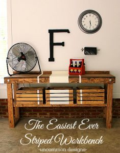 Quick and Easy Striped Workbench