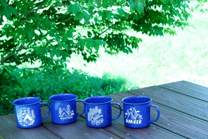 Chalk Couture DIY Explore More Mugs | Let's Get Lost, Wander, #outside by Knick of Time | knickoftime.net